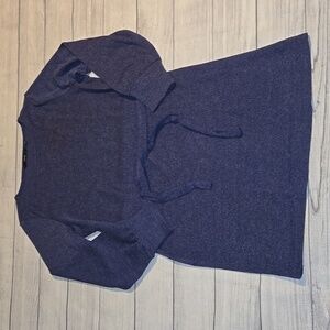 Vera Moda Long Sleeve Knitted Sweater Mini Dress Purple Size XL NWOT